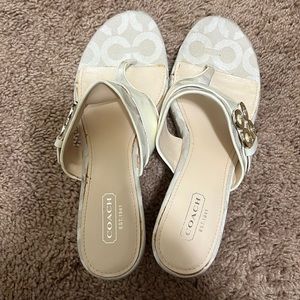Coach wedge sandals